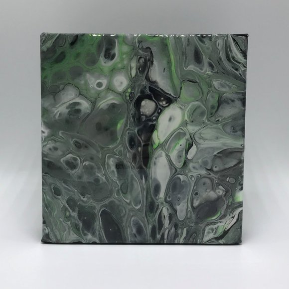 NWOT Fluid Art Abstract Painting, Acrylic Pour Art - Picture 10 of 12